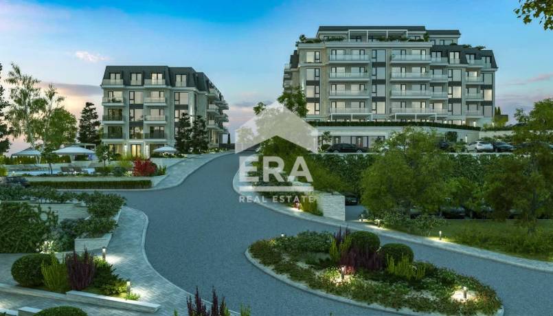 Двустаен апартамент в луксозен затворен комплекс за продажба с фронтална гледка към море с акт 14 в гр. Балчик , общ. Добрич.