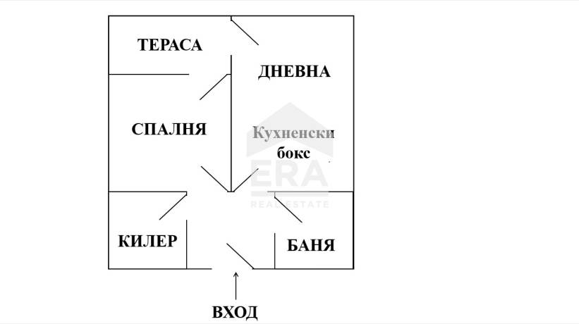 Обзаведен, двустаен апартамент в Обеля