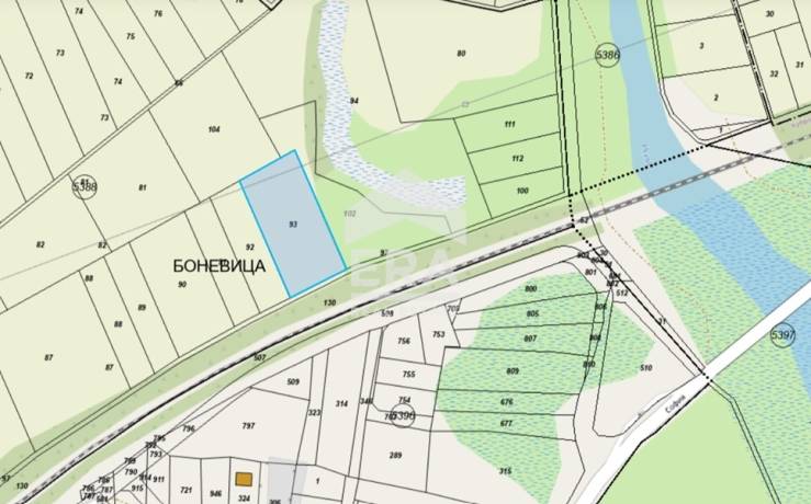 Продава земеделска земя – 3,268 дка, с. Кубратово, местност „БОНЕВИЦА“