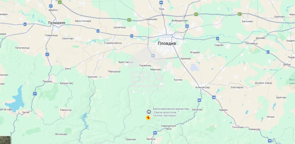 Парцел - иглолистна гора до Белочерковския манастир и хижа "Бяла черква".