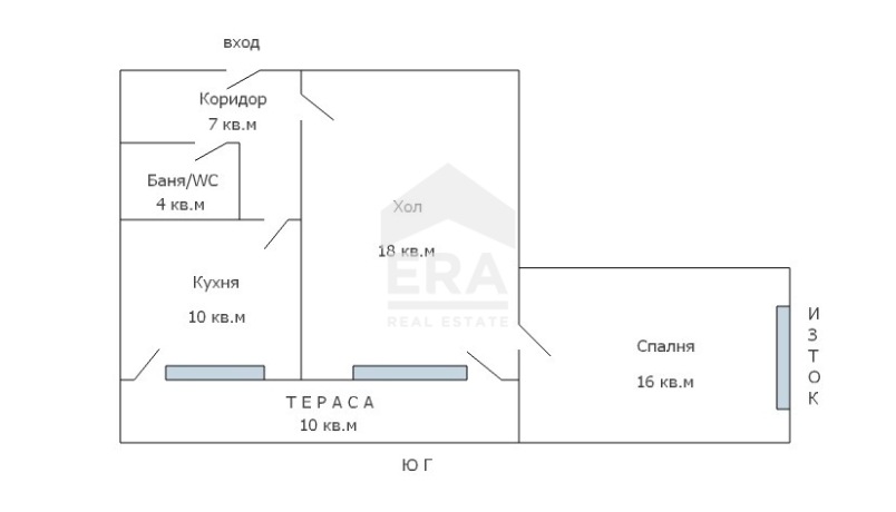 Двустаен апартамент за продажба в кв. Кайсиева градина, Варна