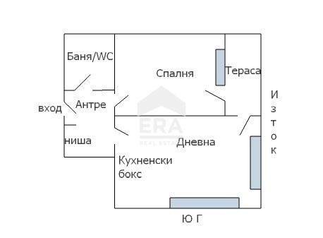 Двустаен апартамент за продажба в м-т Пчелина, Варна