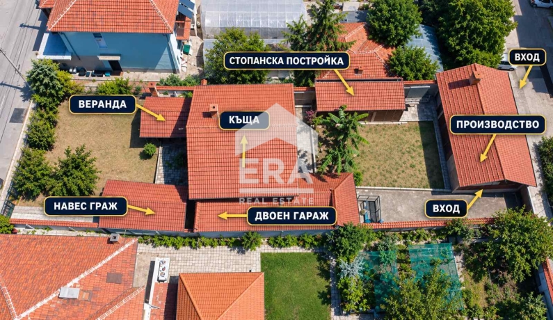 САМО В ЕРА Имоти Хасково – реновирана къща и разработен бизнес в гр. Харманли