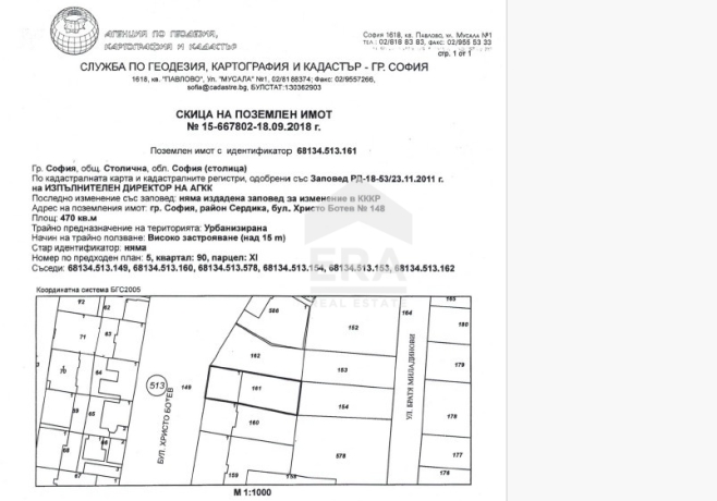 Парцел за продажба в Център, София