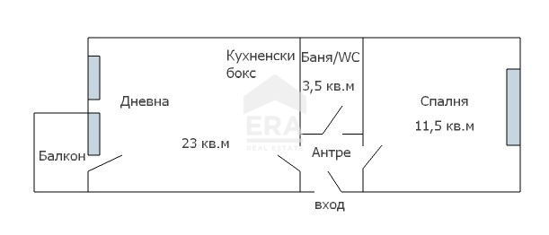 Двустаен апартамент за продажба в м-т Пчелина, Варна