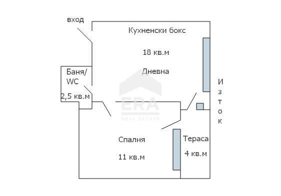 Двустаен апартамент за продажба в кв. Колхозен пазар, Варна