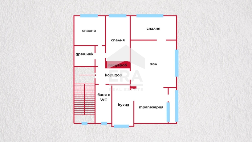 Етаж от къща за продажба в гр. Омуртаг, област Търговище