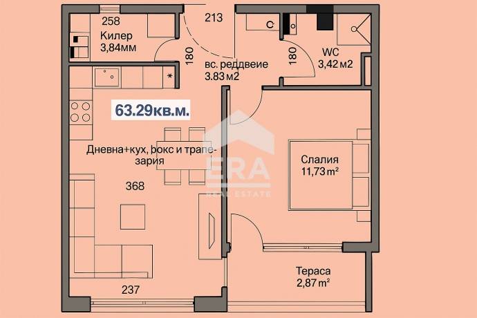Ера Вива продава двустаен апартамент в м-т Свети Никола