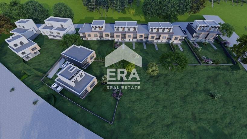 ЕРА Вива предлага за продажба новострояща се двуетажна къща с модерна визия в местност Горна Трака, гр. Варна