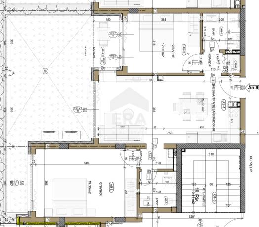 Тристаен апартамент за продажба във в.з. Малинова Долина, София