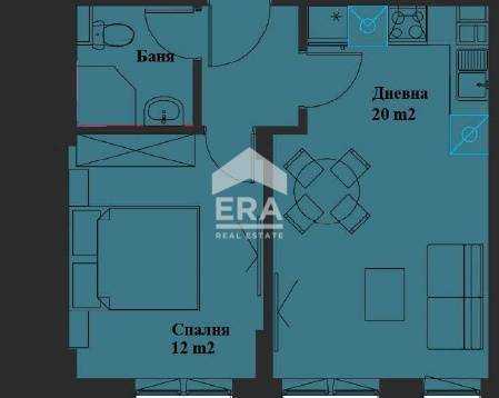 Двустаен апартамент за продажба в кв. Банишора, София