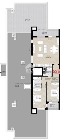 Тристаен апартамент за продажба в кв. Дружба 2, София