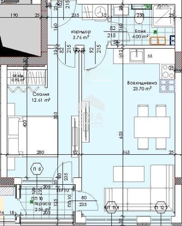Двустаен апартамент за продажба в кв. Тракия, Пловдив