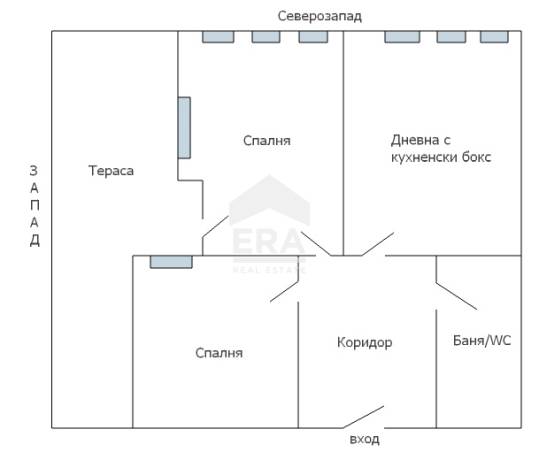 Тристаен апартамент за продажба в кв. Трошево, Варна